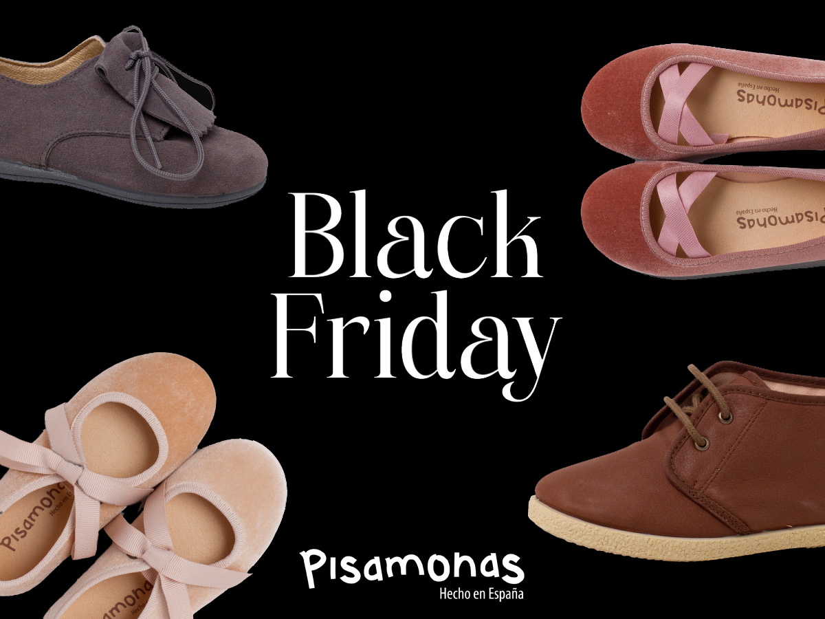 ¡Black Friday 2024 en Pisamonas! Las mejores ofertas en zapatos para niños