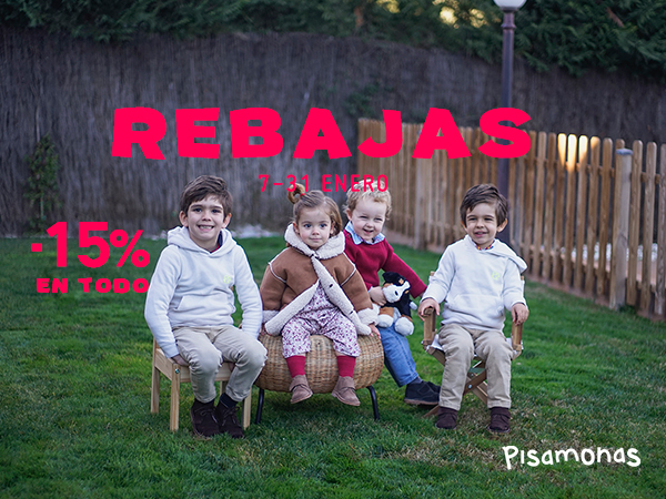¡Rebajas de enero 2023 en Pisamonas! Las mejores ofertas en calzado infantil
