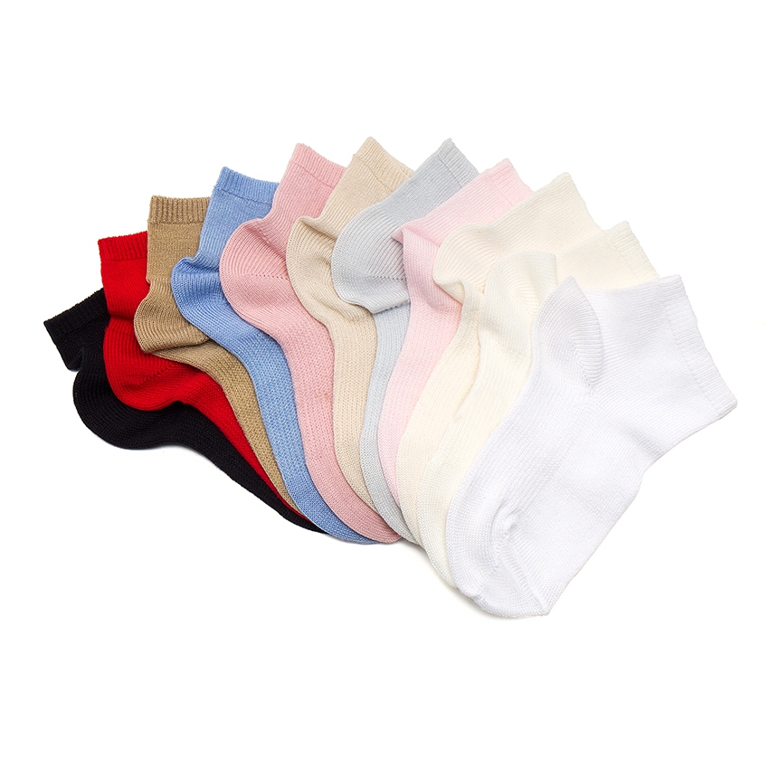 Calcetines blancos para niños y niñas, calcetines acolchados atléticos de  algodón, calcetines tobilleros de 5 a 14 años