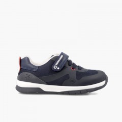 Sneakers Biomecanics cordones elásticos  Azul Marino