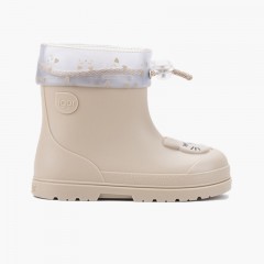 Botines de agua ajustables gatito barefoot Beige