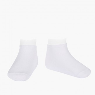 Calcetines invisibles algodón elástico Blanco