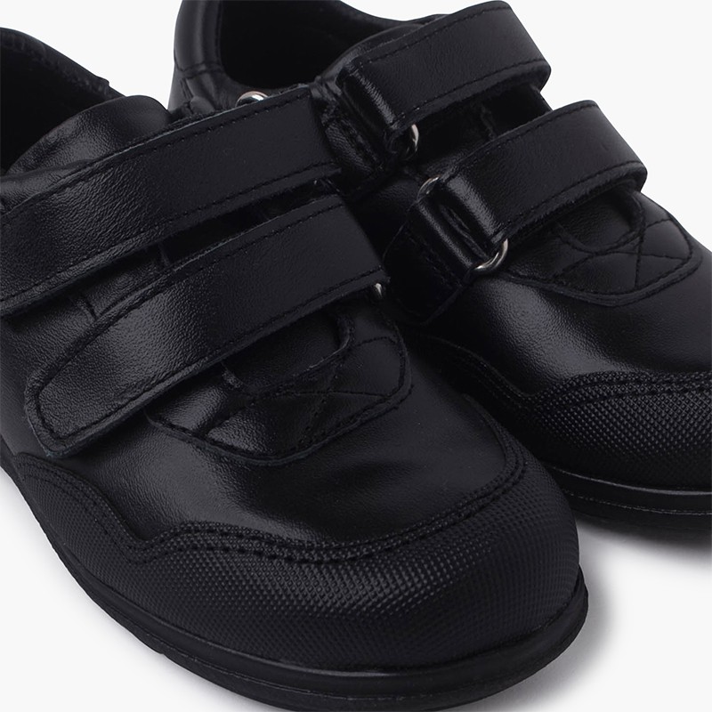 Pisamonas Zapatillas Serraje Puntera de Goma y Cordones Talla 28 en Color  Negro : : Moda