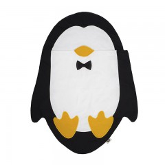 Saco para bebé Mr. Pingüino Baby Bites Negro