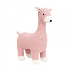 Peluche ciervo mini de algodón 100% rosa Crochetts Rosa