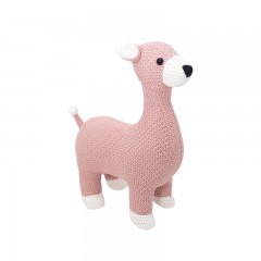 Peluche ciervo maxi de algodón 100% rosa Crochetts Rosa