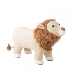 Peluche león maxi de algodón 100% marrón Crochetts Marrón