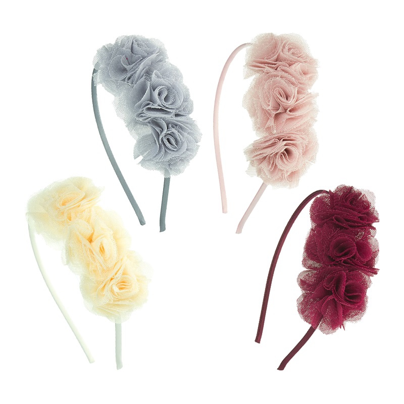 Diadema flores tul Accesorios Pelo Pisamonas Diadema flores tul Pisamonas
