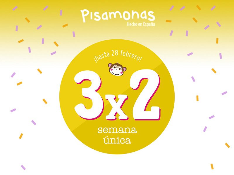 Promoción Pisamonas 3x2 pisamonas-3x2-promo