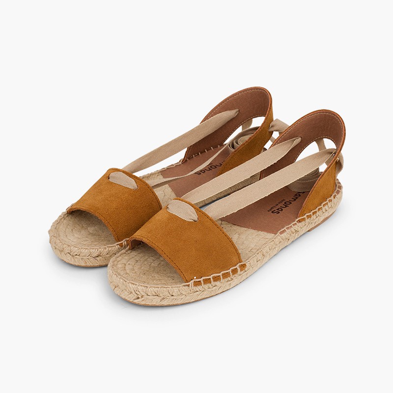 Sandalias serraje esparto Pisamonas Sandalias serraje esparto